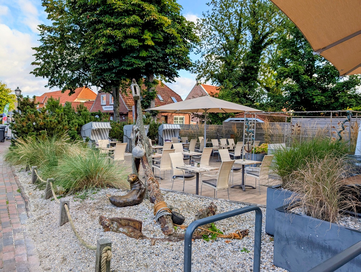 Cafe´Greetsiel Außenterrasse Cafe in Greetsiel