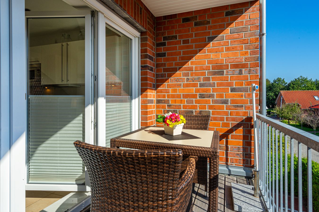 Balkon Grachtentraum 3 gemütliche Sitzecke auf der Loggia
