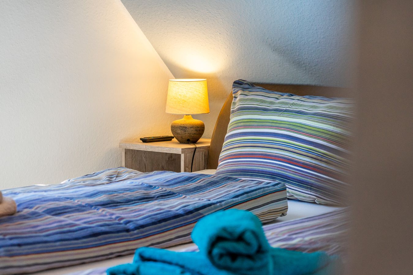 Blick ins Schlafzimmer Blick ins Schlafzimmer