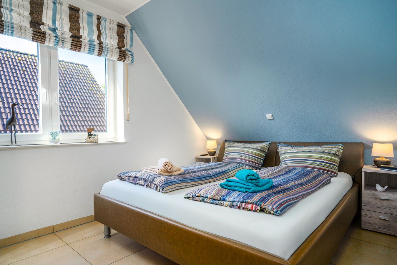Schlafzimmer Grachtentraum 3 Stimmungsvolles Schlafzimmer mit hochwertiger Bettwäsche.